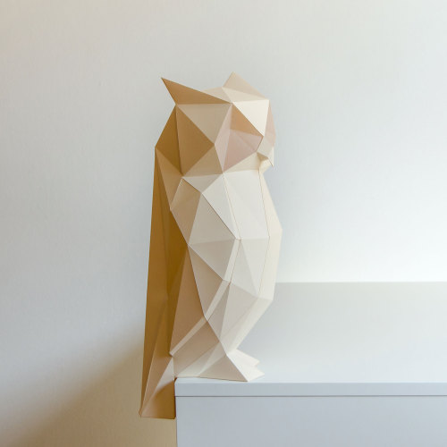 Origami inspired animal paper lamps by OWL