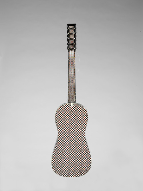 Guitar, ca. late 1600sattr. Giacomo Ertel (German-born, cr. Italy)- Materials: Body/Top: Fruitwood/S