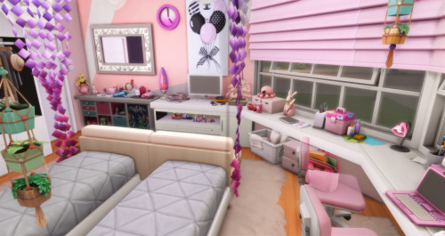 [Reanika] Sisters Bedroom - NO CC Всё функционально, комната построена полностью без доп.контента. З