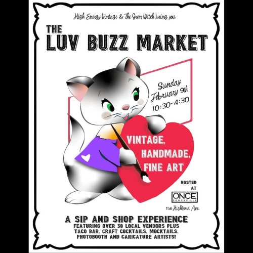 Hi, I’ll be doing caricatures at the Buzz market at ONCE in Somerville tomorrow!  10:30-4:30 ONCE  156 Highland Ave Somerville, MA  There are gonna be lots of vendors with all sortsa stuff to check out, it’ll be a great time!    There is a