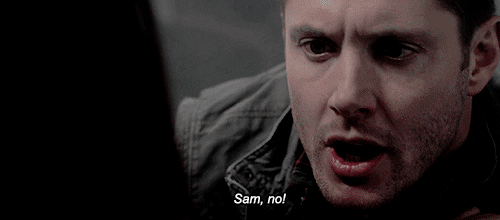 out-in-the-open:  So many brother feelings over this scene. The way Sammy just grabs on to Dean’s jacket and clutches it. The way Dean tries to talk Sam out of the dark thoughts. The way Sam tries to get his brother to safety. The way Dean refuses to