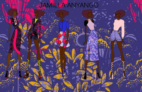 vivaillajams:
“My final presentation for my Digital Kaledo class.
We had to choose a brand to design a collection for and I chose my favorite of all SUNO NY!
Jamilla Okubo Spring-Summer 2014 for SUNO NY.
Jamilla Anyango Okubo S/S 2014
“The theme...