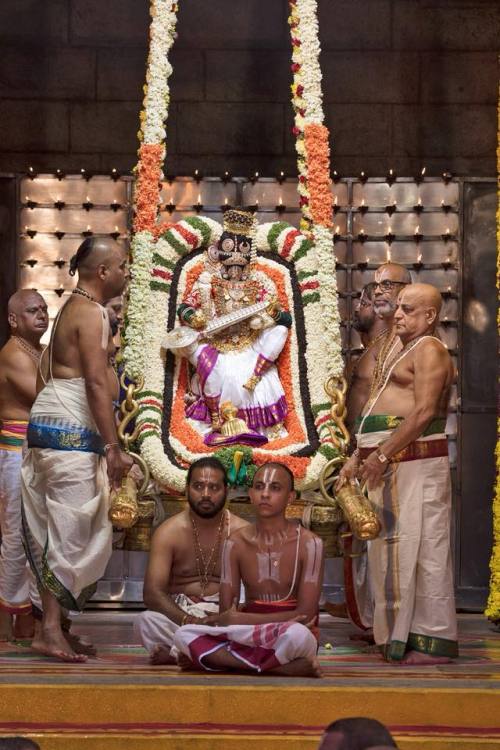 Bharmotsava festival at Tirumala , Sri Venkateswara Hamsa Vahana, as Vidhyalakshmi.