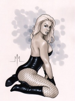 superheropinups:  Black Canary - Mike McDaniel