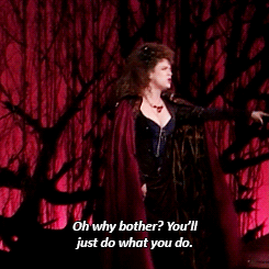 thosenightsonbroadway:Bernadette Peters performing Last Midnight in Into the Woods.