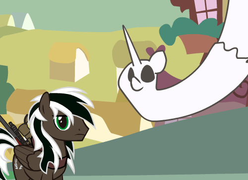 ask-that-brown-pony:  Ghosty frosty  x3!