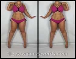 Curvywordy:  Double Trouble! I Review The Curvy Kate Starry Eyed Bikini 34K And Matching