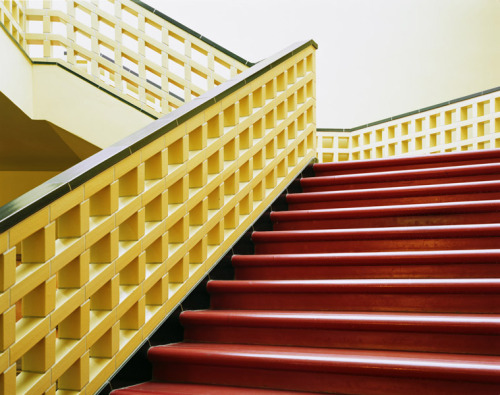 Hans Poelzig, Staircase House of Broadcast | Haus des Rundfunks, Berlin, 1929-30. Photography Deimel