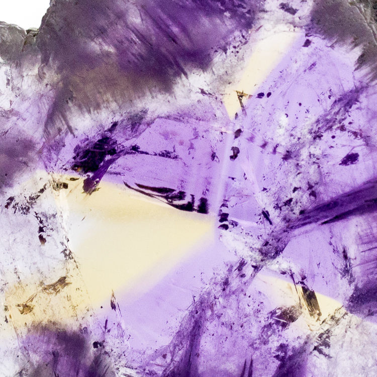 unearthedgemstones:  bijoux-et-mineraux:  Ametrine slice - Anahi Mine, Sandoval Province,