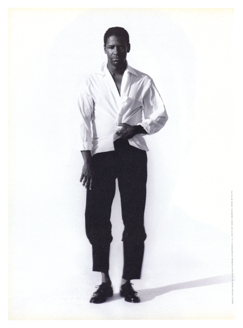 marcusblaque:Denzel Washington for Interview Magazine, July 1990