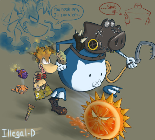 illegal-d: JunkRay and Roadfrog 🐭🐷 (or two crazy junkers from the Glade of Dreams :P)