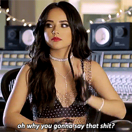 A Guy Asks “who Is The Baddest?” For Becky During The Behind The Scenes Of Mi Mala Remix