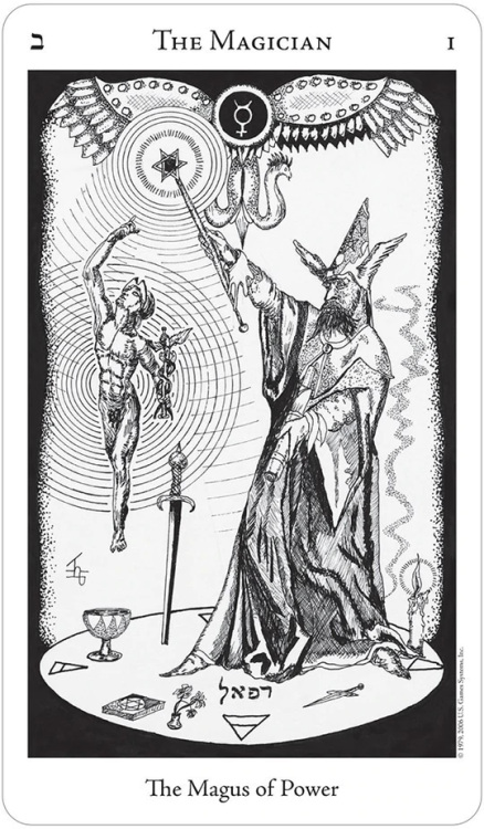 The Hermetic Tarot deck is of historical and artistic importance. The details and symbols in each ca