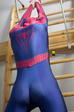 lycladuk:  Roped and encased in heroic skintight