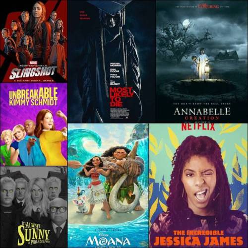 Movies & shows for the week! I saw #AnnabelleCreation the day it came out! MUCH better than the 