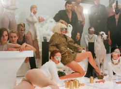 hausofaesthetic:   Unseen photos on set of Lady Gaga’s “Bad Romance” music video dir. Francis Lawrence (2009).  