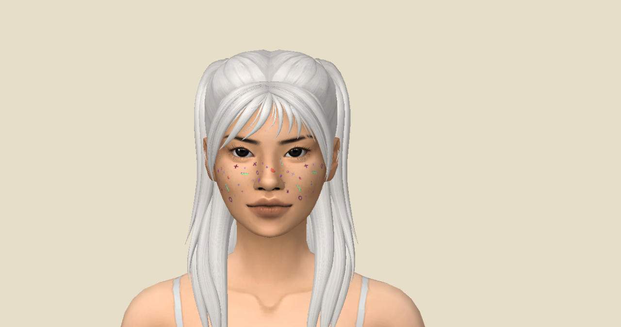 stevie freckles face paint. bgc. t → e, m & f. ... : granitefalling