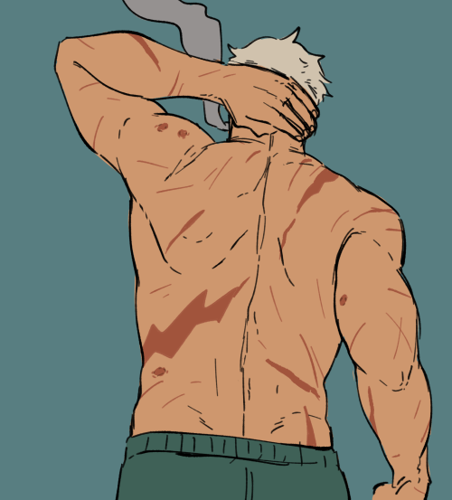 bukojuiced:so how do we feel about smoker being riddled with scars