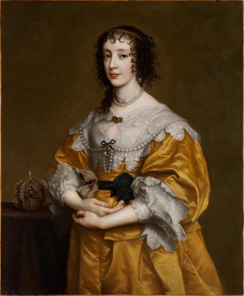 thestuartkings:Henrietta Maria of France, Queen consort of King Charles I of EnglandSir  Anthony van