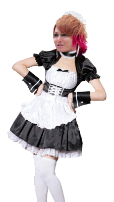 naity-sama:  Did it for that “make whoever your icon is into a maid&quot; thing. I am SO sorry HitsuBB…. (He’s transparent, too~!)