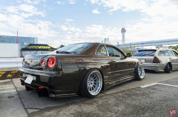 radracerblog:  Nissan Skyline R34 widebody