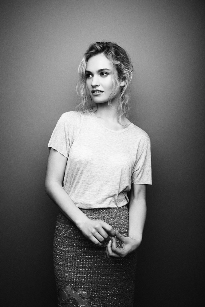 nerd-utopia:  Lily James - Photography by Matt Holyoak for ‘Interview’