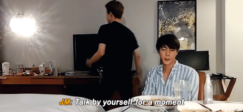 jeoncooky: SJ: Thanks for tuning i…..JM: HEY!!!!!!!1111111111111111 >:((((((((((((((Bonus: