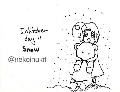 Inktober Day 11. I Tried To Draw Small Canada. I Tried.