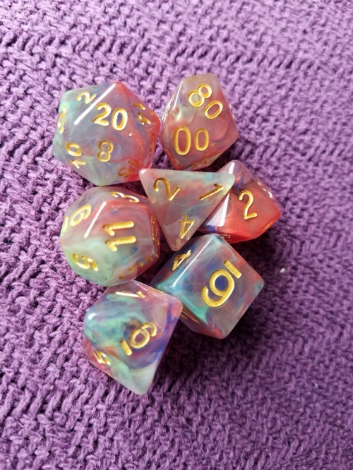 Wispy Blue + Green + Red set from HD Dice