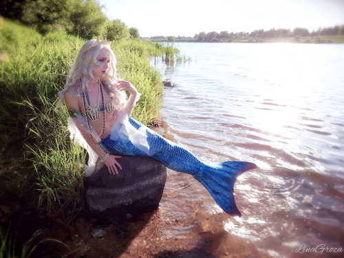 Mermaid photoshoot backstage ~ Model, style - Lina Groza❤ If you want to help me with my activity (m