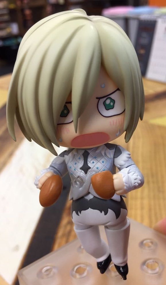 Ahhhh can’t wait for the colored prototype of the Yuri Nendoroid! &lt;3ETA: