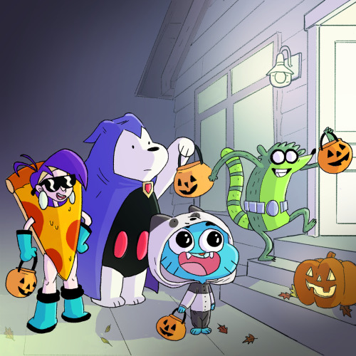 Everyone’s all dressed up for ALL-NEW HALLOWEEN EPISODES TONIGHT! It’s gonna get spooky! 