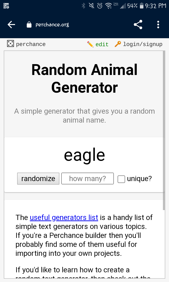 Random Word Generator ― Perchance