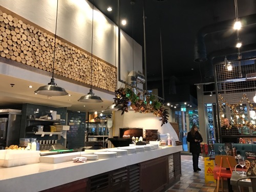 Italian restaurant ZiZi at Westfield mall in London.