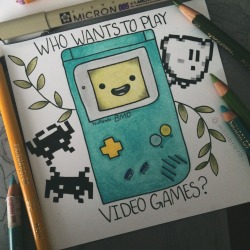 anundeadanarchist:  monibrava:  BMO went retro 👾  Would be a real nice tattoo o: