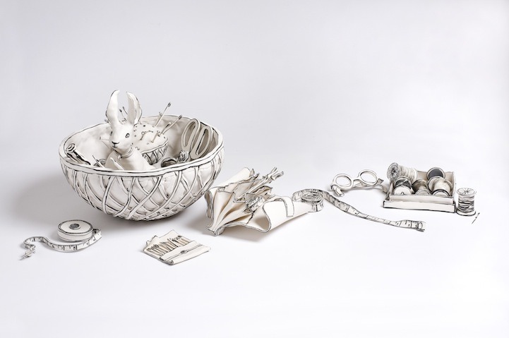mymodernmet:  Artist Katharine Morling creates whimsical, life-sized ceramic sculptures