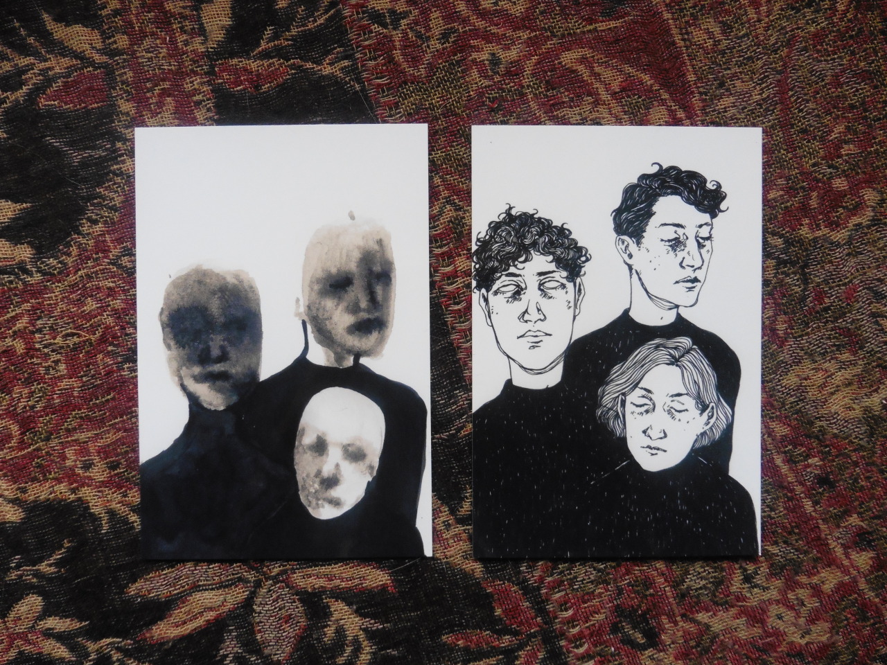 st-pam:  Prints of my ink drawings are now available in my Etsy shop, among others!