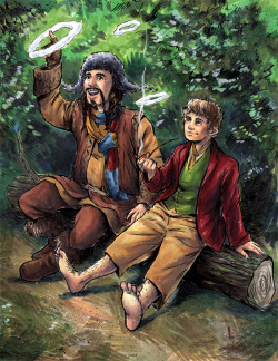 Heidiblack:  Finished!  Commission For Dances-With-Hipsters Of Bilbo And Bofur.