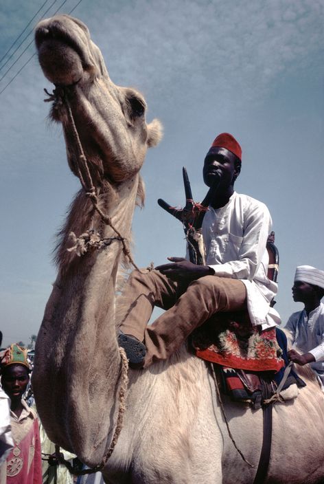 sahljournal: NORTHERN NIGERIA. A procession led by the Emir of Kano and his entourage through the st