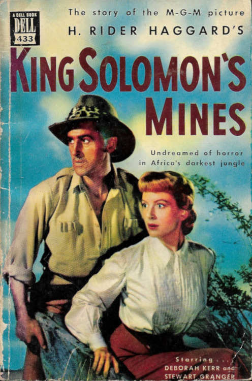 King Solomon’s Mines, by H. Rider Haggard (Dell, 1950).From a box of books bought on Ebay.