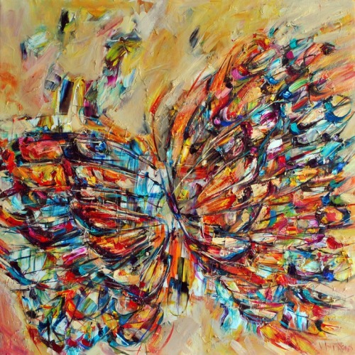 lohrien:  Butterflies series - Paintings by Victoria Horkan