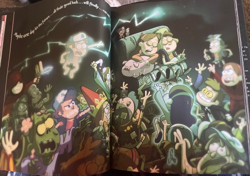 Double Page Spread From The Book Of Bill With Various Bad Endings For The Twins. I Attempted To Label