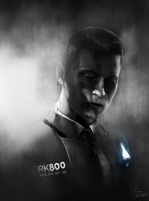 Nice try, but I’m not a deviant. - Connor -60 drawn by me in Photoshop. Couldn’t decide which backgr