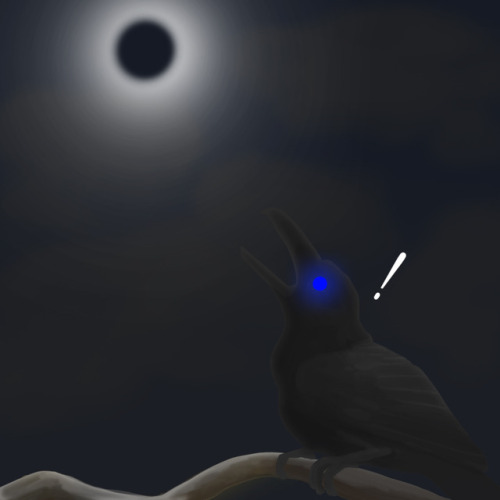 ink-the-crow:Solar Eclipse