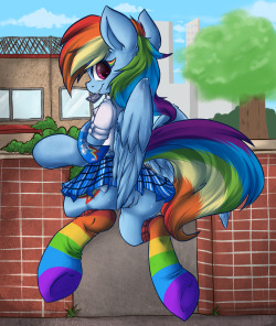 ask-wbm:  fearingfun:  rainbowartscreen:  Guys this Rainbow dash school girl picture was for a ” pay what you want” collection but IDK I try something other now for pay what you want and hope you like this picture here and help me out  if I finish