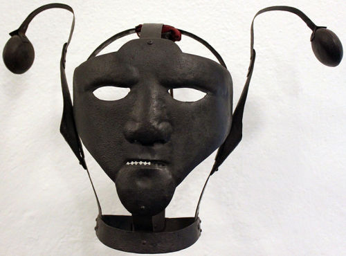 collectivehistory: A scold’s bridle, sometimes called brank’s bridle, was a punishment d