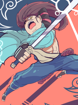 leagueofarts:  yasuo by 竹林の民