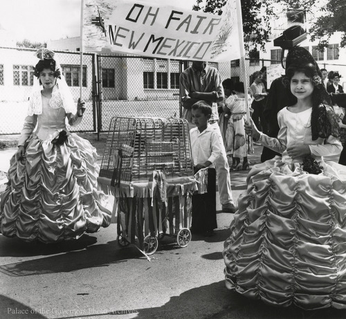 pogphotoarchives:Fiesta parade participants, Santa Fe, New MexicoDate: 1964Negative Number: 029556