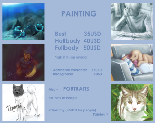 Digital commissions are open!You can check more info about them here, but in short is:- Payment: Pay