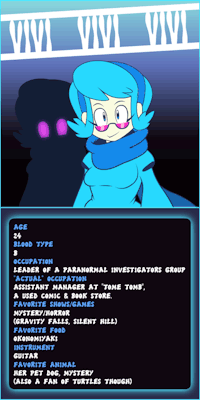 mysterybensmysteryblog:  CHARACTER PROFILE #2 - VIVI 